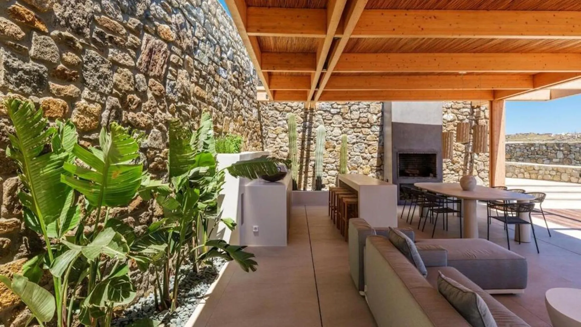 Villa Lilium III - Panoramic View Over Psarou Bay! 0*, Psarrou Grækenland