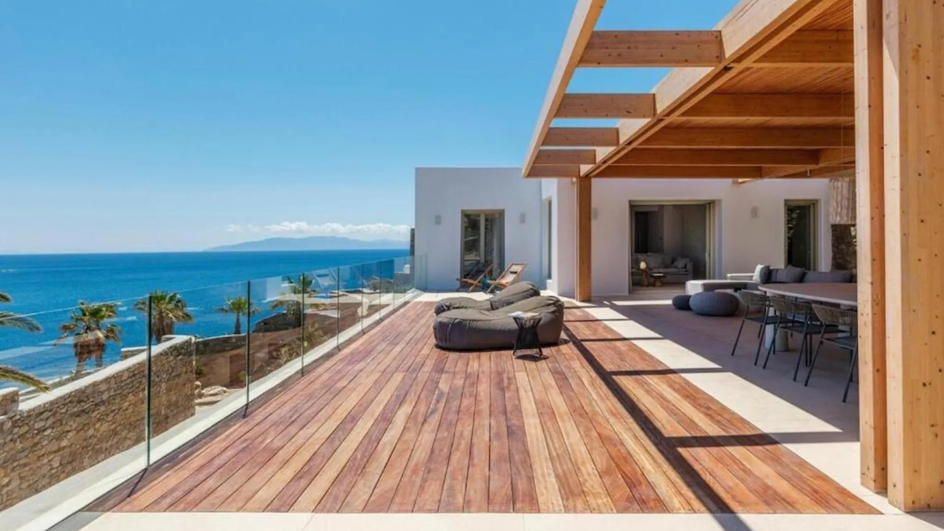 Villa Lilium III - Panoramic View Over Psarou Bay! Grækenland